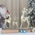 1pc, Wrought Iron Elk Ornament, Very Suitable For Home Decoration, Under The Christmas Tree, Front Desk, Window Display, Desktop, Shopping Mall And Other Decorations - Image 2