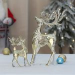 1pc, Wrought Iron Elk Ornament, Very Suitable For Home Decoration, Under The Christmas Tree, Front Desk, Window Display, Desktop, Shopping Mall And Other Decorations - Image 4