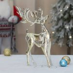 1pc, Wrought Iron Elk Ornament, Very Suitable For Home Decoration, Under The Christmas Tree, Front Desk, Window Display, Desktop, Shopping Mall And Other Decorations - Image 5