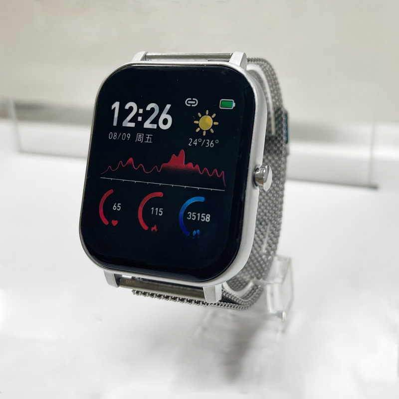 d0101hiq6g7.jpg H10 smart watch Bluetooth call bracelet Heart rate Blood pressure Sports Health P8 smart watch - Image 1