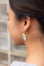 Magnolia Hoops - Sage - Image 2