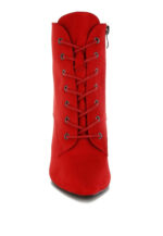 Agmati Lace Up Stiletto Boots - Image 3