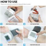 Digital Wrist Blood Pressure Monitor For Measuring Arterial Pressure - Image 4