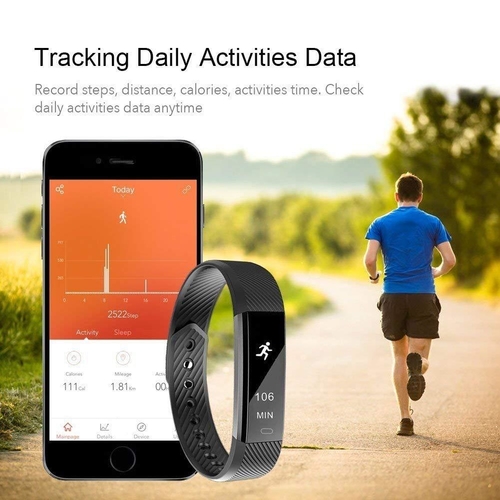 6_d40762e2-dcaf-47f5-b406-438f45658f4d-3.jpg SmartFit Slim Activity Tracker And Monitor Smart Watch With FREE Extra - Image 1