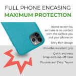 Biodegradable phone case - Ocean Blue - Image 6