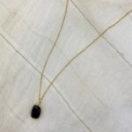 Black Quartz Pendant Necklace - Image 4
