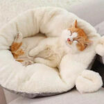 Fast Shipping CAT BED SLEEPING BAG (Grey-Medium) - Image 4