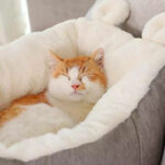 Fast Shipping CAT BED SLEEPING BAG (Grey-Medium) - Image 5