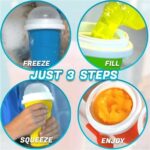 Slushy Maker Portable Travel Ice Cup Homemade Freeze Drinks Cup - Image 5