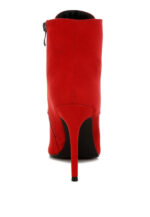 Agmati Lace Up Stiletto Boots - Image 4