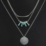 Turquoise Multilayer Necklace - Image 3