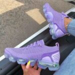 2021 Purple Sneakers Women Casual Shoes Mesh Air-Cushion Flat - Image 10