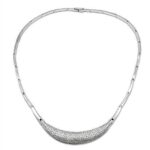 3W1245 - Rhodium Brass Jewelry Sets with AAA Grade CZ  in Clear - Image 4