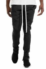 HOLIDAY TRACK PANTS- BLACK/ GREY - Image 2