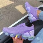 2021 Purple Sneakers Women Casual Shoes Mesh Air-Cushion Flat - Image 14