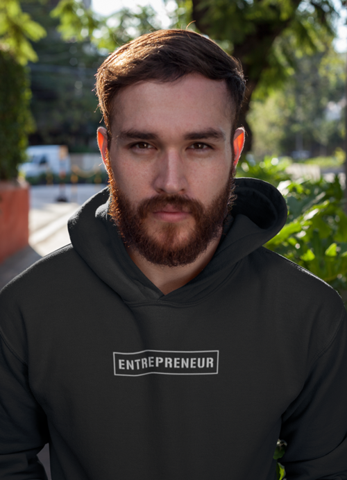 Premium_Entrepreneur_Black_Hoodie.png Premium Entrepreneur Black Hoodie - Image 1