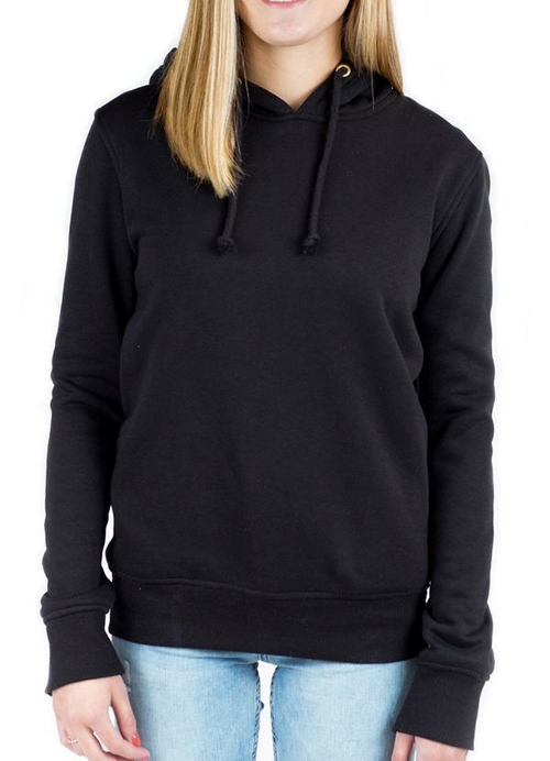 black-women-hoodie-sweat-shirt-sadaf-hamid-6103453433971.jpg BLACK WOMEN HOODIE - Image 1