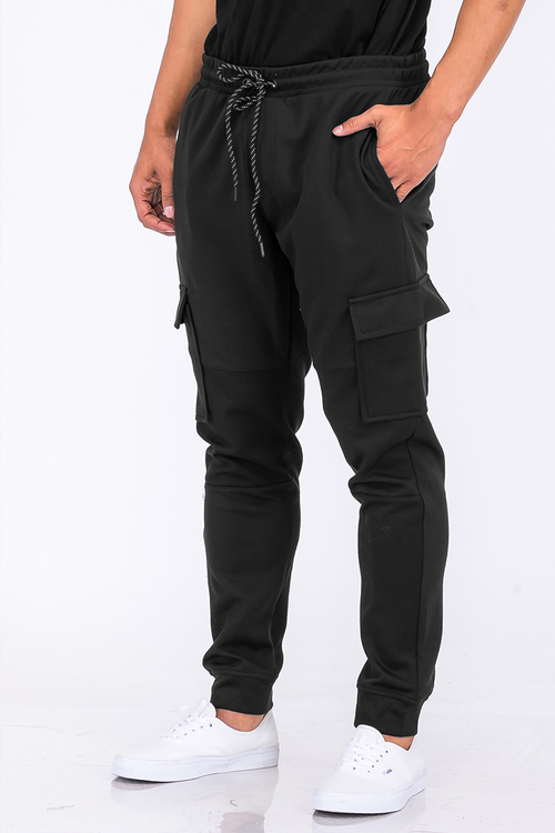 data-125.jpg Cotton Blend Cargo Joggers J114 - Image 1
