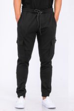 Cotton Blend Cargo Joggers J114 - Image 2