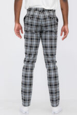 Plaid Slim Fit Trouser Pants SR012 - Image 2