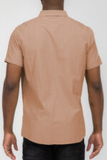 SIGNATURE SHORT SLEEVE BUTTON DOWN SHIRT M3514 - Image 3