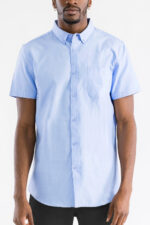 SIGNATURE SHORT SLEEVE BUTTON DOWN SHIRT M3514