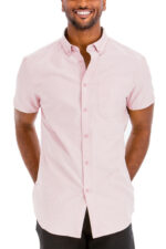 SIGNATURE SHORT SLEEVE BUTTON DOWN SHIRT M3514