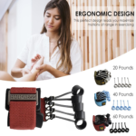 Finger Gripper Strength Trainer Hand Yoga Resistance Band - Image 4