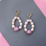 Candy Shell Pearl Earrings - Image 5