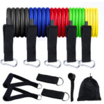 11Pcs Fitness Equipment Resistance Band Set - Image 3