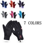Thermal Gloves Winter Cycling Gloves With Wrist Support Touch Screen - Image 2