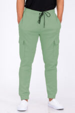 Cotton Blend Cargo Joggers J114 - Image 2