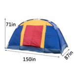 Easy Set Up Outdoor 8 Person Camping Tent - Image 5
