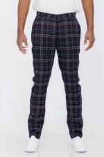 Plaid Slim Fit Trouser Pants SR008 - Image 2