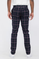 Plaid Slim Fit Trouser Pants SR008 - Image 3