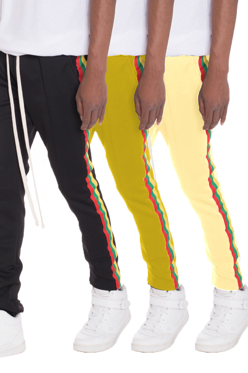 fashiongomain_af7f4b59-e0d9-4363-9b65-5b66ca369590.jpg Rasta Track Pants - Image 1