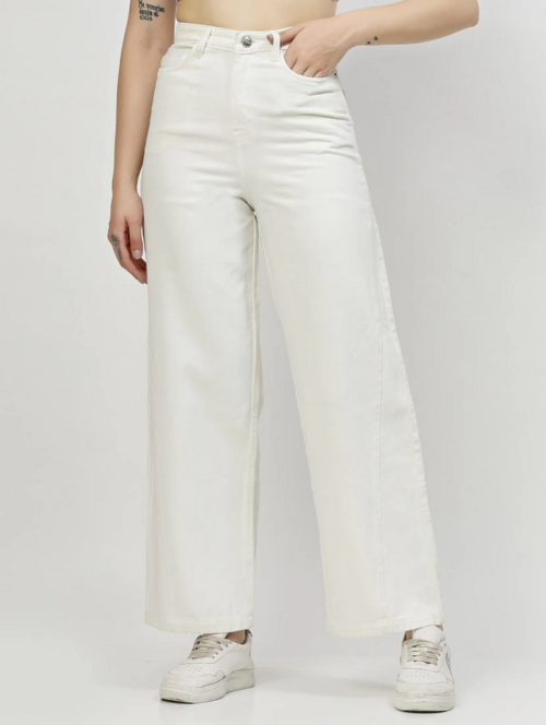 getpubthumb-15.png Women High Rise Denim Jeans(Size32)(Colorwhite) - Image 1