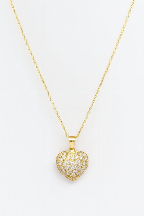 getpubthumb-27.png Gold Heart Pendant Necklace-D 31 - Image 1