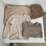 Baby Solid Color Comfy Fabric Shirt Sets Pajamas Home Clothes - Image 4