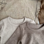 Baby Solid Color Comfy Fabric Shirt Sets Pajamas Home Clothes - Image 5