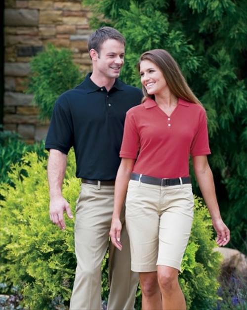 wpsp1382.jpg Whispering Pines Sportwear 200 Ladies 100 Percent Pima Cotton Fine Pol - Image 1